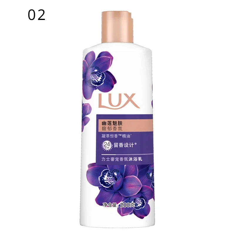 200g Lux Shower Gel Lotus Charming Skin Moisturizing Deep cleaning Remove excess oil and grease Long lasting Fragrant Skin care