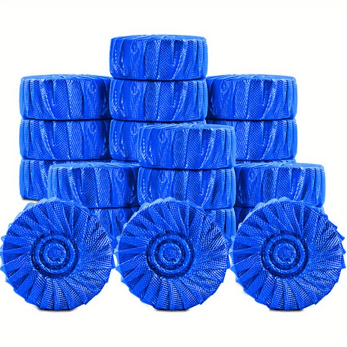 12PCS Blue Automatic Toilet Cleaning Blocks Fresh Fragrance Scale Removal No Scrubbing Required Bathroom Care Products