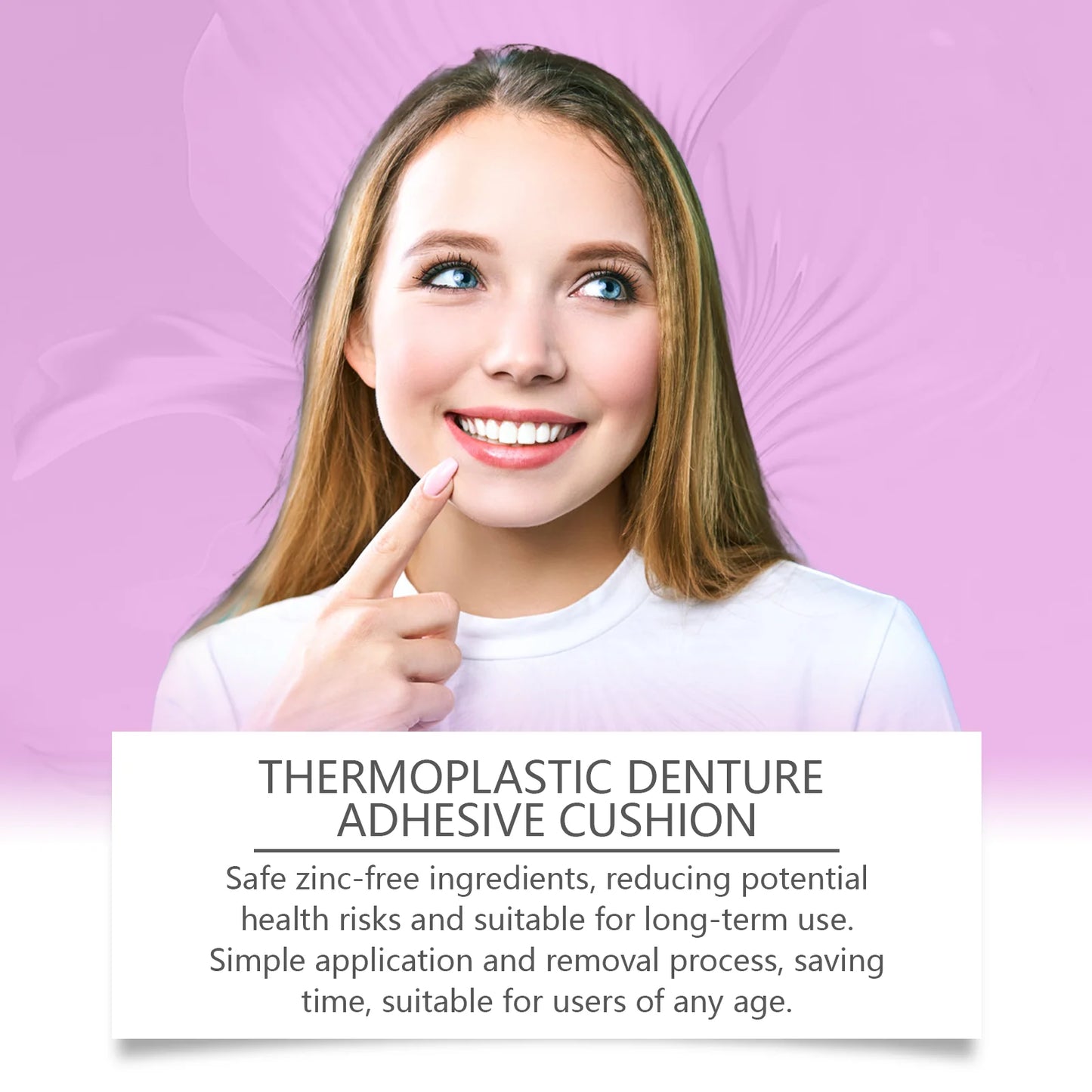 Oralhoe Thermoplastic Denture Adhesive Prefect Fixing False Teeth Increase Comfort Prevent Dryness Relief Uncomfort Oral Care