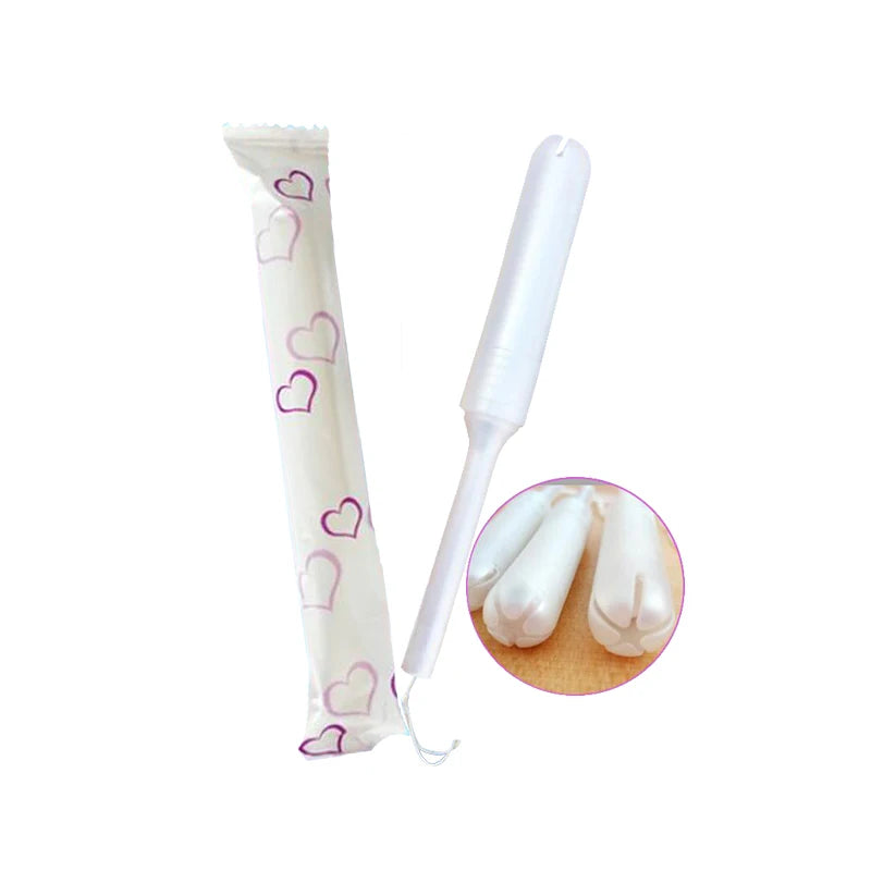 20 pcs Yoni Detox pearl Applicator Wholesale Organic Cotton Pearl feminine Vaginal Tightening Tampon Applicator for women