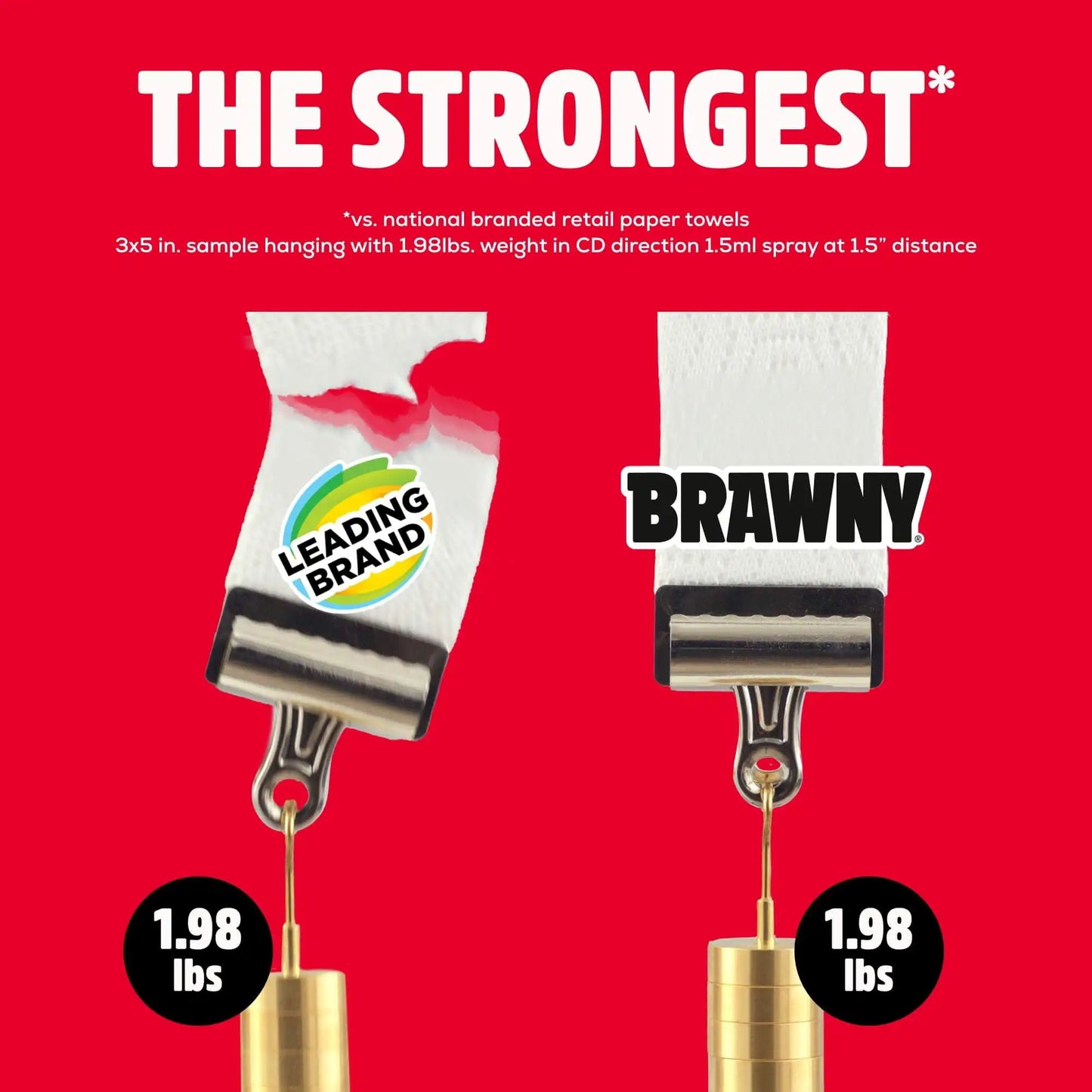 Tear-a-Square 3-Ply Paper Towels, 2 Triple Rolls