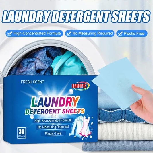 90pc Powerful Laundry Detergent Sheets,Portable & High-Quality for Clothing Stain Removal & Cleaning Essentials Washing Machines