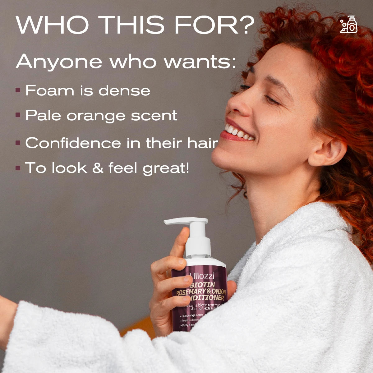 Biotin Rosemary & Onion Hair Care Set – Shampoo + Conditioner, Strengthen & Nourish, 2pcs/Set