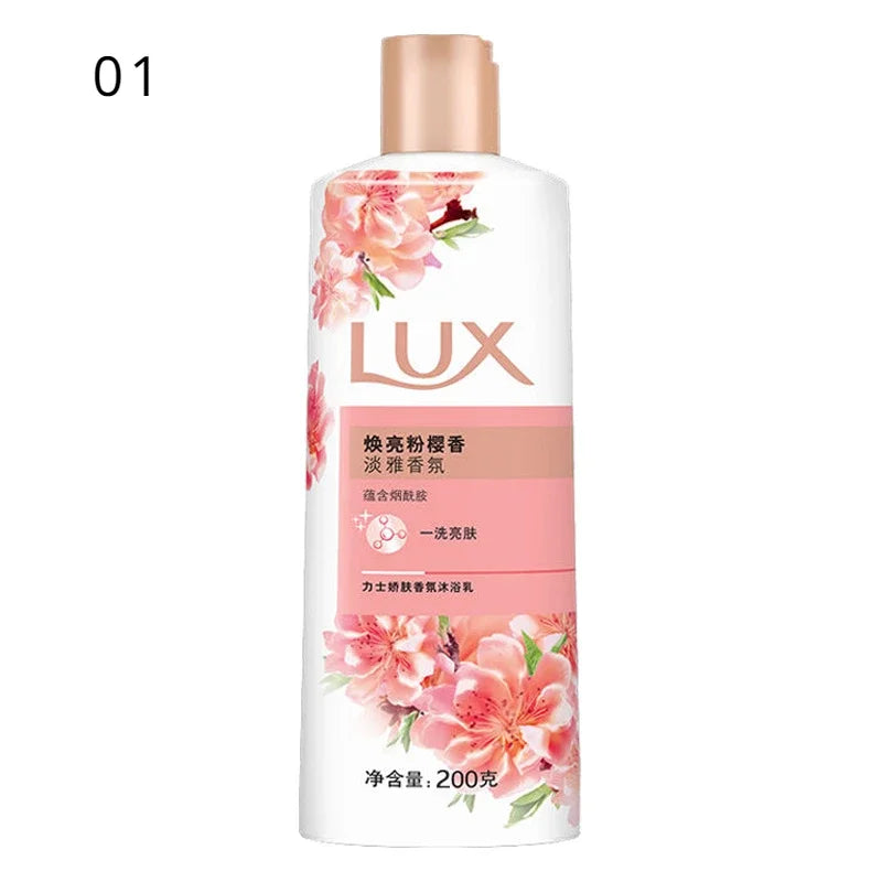 200g Lux Shower Gel Lotus Charming Skin Moisturizing Deep cleaning Remove excess oil and grease Long lasting Fragrant Skin care